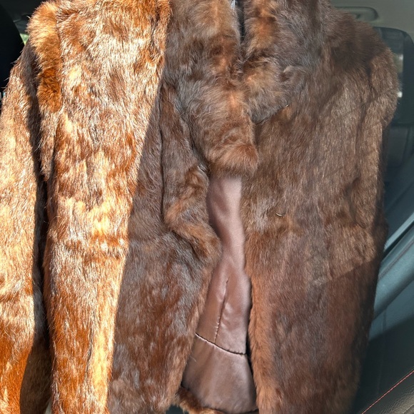 Rabbit Fur Coat - Picture 2 of 4